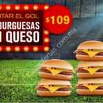 Cupón McDonalds miércoles 26 de julio: 8 hamburguesas con queso por $109