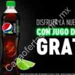 Cupón Oxxo de Pepsi con jugo de limón GRATIS mostrando código de Facebook