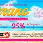 Descuentos Primera Plus Vacaciones de Verano: 50% de descuento a estudiantes y 25% a maestros