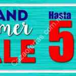 En mueblerías Grand Home venta de Verano con hasta 50% de descuento