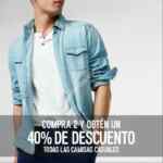 En Express compra 2 camisas y llévate un 40% de descuento