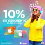 En Oxxo 10% de descuento en tarjetas iTunes de $300 y $600