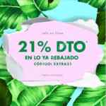 Promoción 21:21 en Forever 21 con 21% de descuento en lo ya rebajado en la tienda online