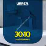 Promoción Urrea Aniversario con 30% de descuento + 10% adicional durante julio