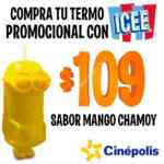 Promoción Cinépolis termo de Minions comprando un Icee por $109
