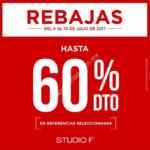 Segundas Rebajas Studio F: Hasta 60% de descuento
