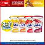 3x2 en yogurts Lala en el Zorro Abarrotero