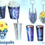 Combo Cinépolis Transformers El Último Caballero con termo 3D, llaveros y más