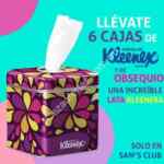 Compra 6 cajas de Kleenex en Sams Club y llévate de regalo una Kleenera