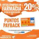 Ofertas Temporada Naranja (antes Julio Regalado 2017): 20% de bonificación en Farmacia