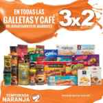 Ofertas Temporada Naranja (antes Julio Regalado 2017): 3x2 en todas las galletas y cafés
