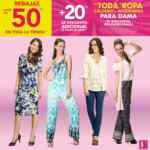 Rebajas Suburbia 2017: Hasta 50% de descuento + 20% adicional en ropa, calzado y accesorios para dama
