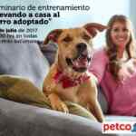 En Petco seminario de entrenamiento gratuito "Llevando a casa al perro adoptado" hoy domingo