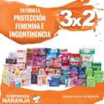 Ofertas Temporada Naranja (Julio Regalado 2017): 3x2 en protección femenina e incontinencia