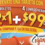 Promoción Verano Cinemex 2017: boletos 2x1 y combos a $99 al comprar $155 en dulcería