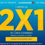 2x1 en Cinépolis de lunes a domingo pagando con tarjetas Citibanamex