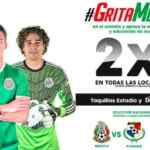 2x1 en boletos para el partido México-Panamá en el Estadio Azteca