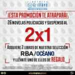 2x1 en novelas policiacas y de suspenso en Librerías El Sótano