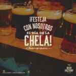 Promoción BeerFactory Día de la Cerveza 4 de agosto: Sampler gratis de cerveza