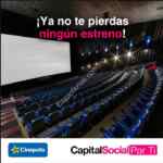 Promoción Cinépolis tarjeta Capital Social: boleto GRATIS cada mes