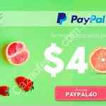 Código SinDelantal Paypal de $40 de descuento pagando con Paypal
