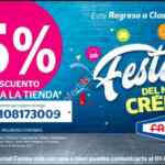 Cupón Famsa Festival del Crédito: 5% de descuento adicional en toda la tienda