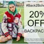 20% de descuento en backpacks en Accessorize