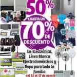 En Soriana del 30 al 70% de descuento en electrónica, línea blanca y ropa + 18 MSI