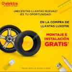 Compra llantas Luxotik en Elektra y llévate el montaje e instalación gratis