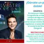 En Forum Buenavista boletos GRATIS para Silvestre Dangond presentando ticket de $300