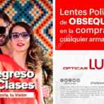 Promoción Lux regreso a clases: Si eres estudiante recibe Lentes Polikor de regalo en la compra de un armazón