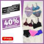 Ropa interior para dama con 40% de descuento hoy en Soriana Mercado y Express