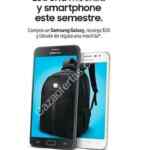 En Sanborns compra un celular Samsung Galaxy Telcel y llévate una mochila recargando $50