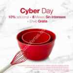 Promoción Cyber Day Crate and Barrel: 10% de descuento + 6 MSI + envío gratis los jueves