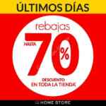 Últimas Rebajas The Home Store: Hasta 70% de descuento