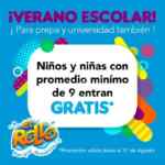 Verano Escolar El Rollo: Entra gratis si tuviste promedio de 9 o 10 (también prepa y universidad)