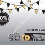 Promoción Auditorio Telmex 10 años: 30% de descuento en nuevos conciertos llevando boleto viejo