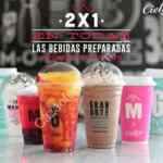 Promoción Cielito Querido Café 2x1 en todas las bebidas del 24 al 27 de agosto