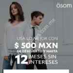 Código ösom Paypal con $500 de descuento y 12 meses sin intereses