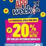 Promoción Despegar.com App Week 7 de agosto: 20% de descuento en vuelos internacionales