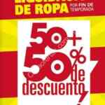 Liquidación de ropa Julio Regalado 2017: 50% de descuento + 50% adicional