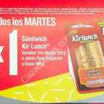 Los martes en Oxxo 2x1 en sandwich Kir Lunch