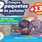 Promoción KleenBebe Huggies mochilas y loncheras Disney ahora en Farmapronto