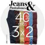 En ösom hasta 40% de descuento + 3x2 en jeans y pantalones