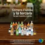 En Sams Club 3x2 en botellas de 1.75L y 1.5L