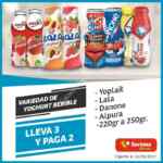 En Soriana Mercado 3x2 en yogurts bebibles hoy y mañana