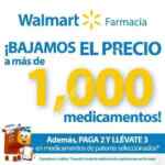 Promoción Walmart Farmacia: descuento en más de 1,000 medicamentos y algunos al 3x2