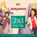 Promoción regreso a clases ps from Aeropostale: 2x1 en jeans y playeras de niña y niño