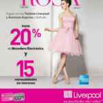 Sábado Rosa Liverpool 2 de septiembre 2017: Hasta 20% en monedero y 15 msi