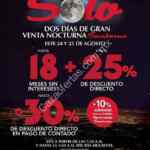 Venta Nocturna Sanborns 24 y 25 de agosto: hasta 30% de descuento en toda la tienda